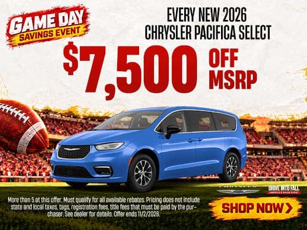 Every New 2026 Chrysler Pacifica Select