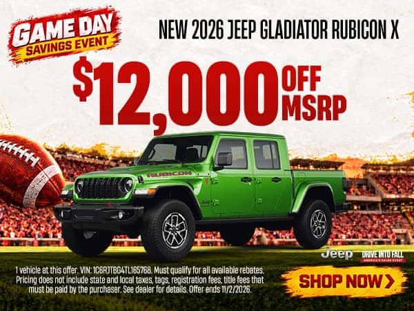 New 2026 Gladiator Rubicon X