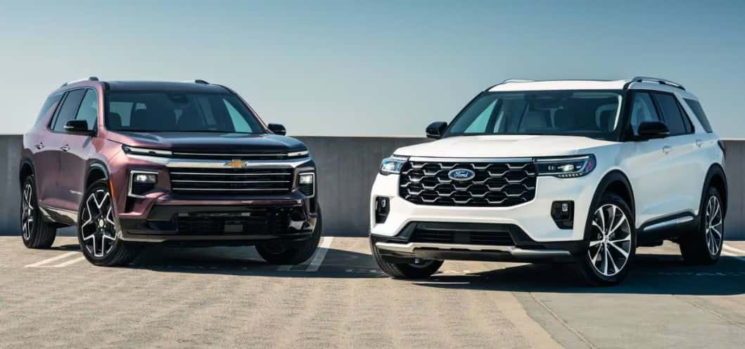 Used Ford Explorer Vs Chevrolet Traverse