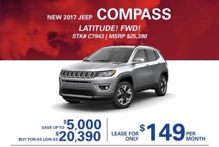 2017 Jeep Compass Latitude FWD