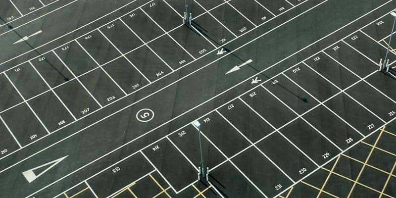 empty parking lot
