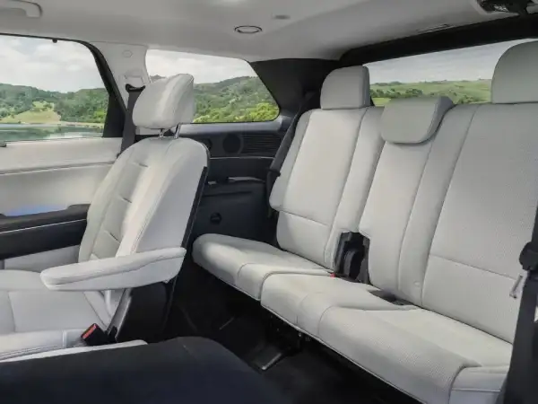 2027 Hyundai Palisade three-row seating interior