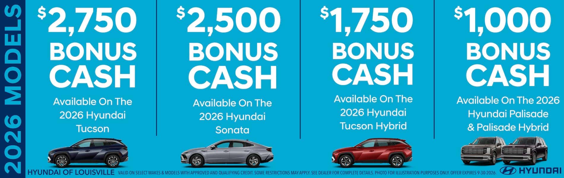 Hyundai line up