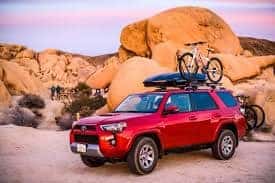 Toyota 4Runner with Yakima gear.