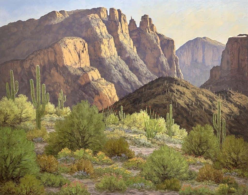 Susanne Nyberg desert painting
