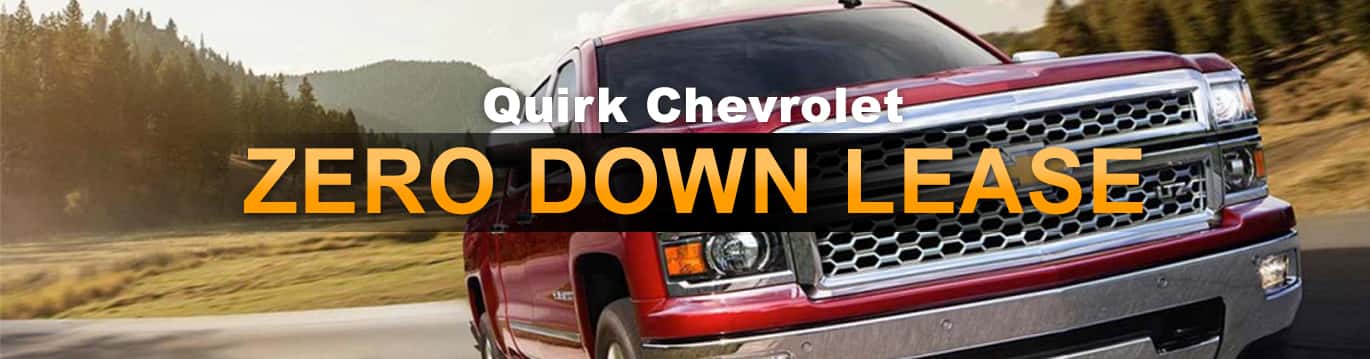 Best Chevy Zero Down Lease Offers in MA  Quirk Chevy MA