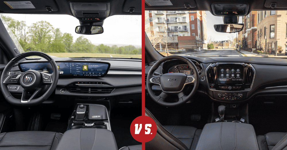 Used-Buick-Enclave-vs.-Used-Chevy-Traverse---interior-comparison