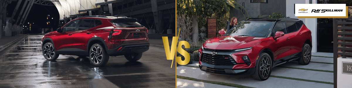 2024 Chevy Trax vs. Blazer - banner