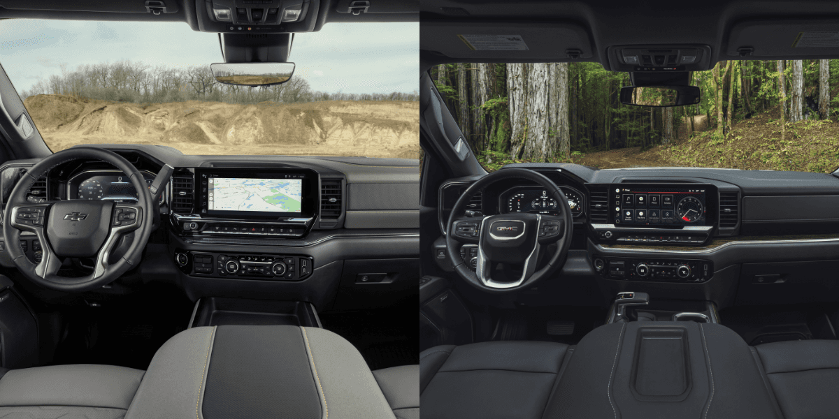 Silverado 1500 vs Sierra 1500 Interior