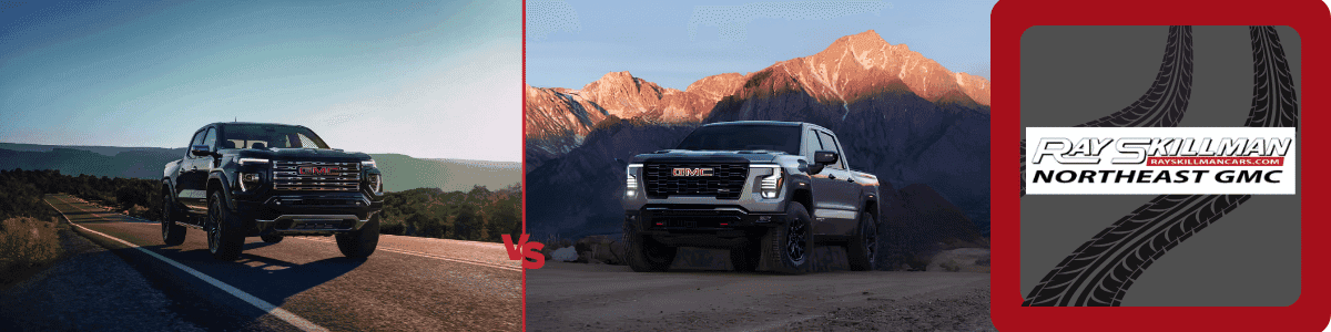 GMC Canyon vs. Sierra 1500 - banner image