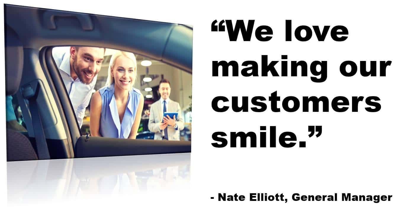 We love making our customers smile
