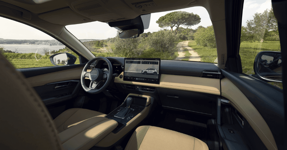 Mazda CX-5 Trim Level Breakdown - center image showing the interior view of a Mazda CX-5