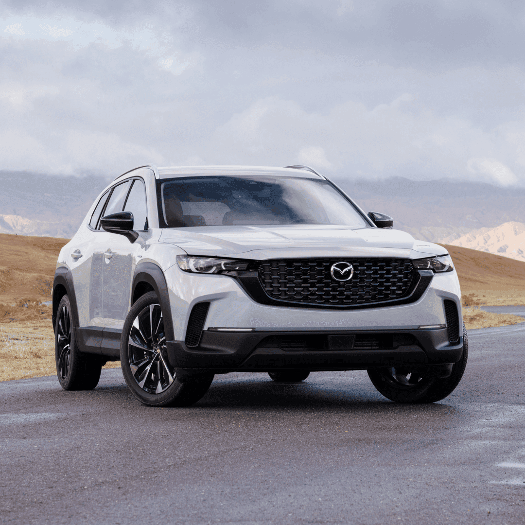 used cars Carmel, Indiana - square image showing a white Mazda SUV