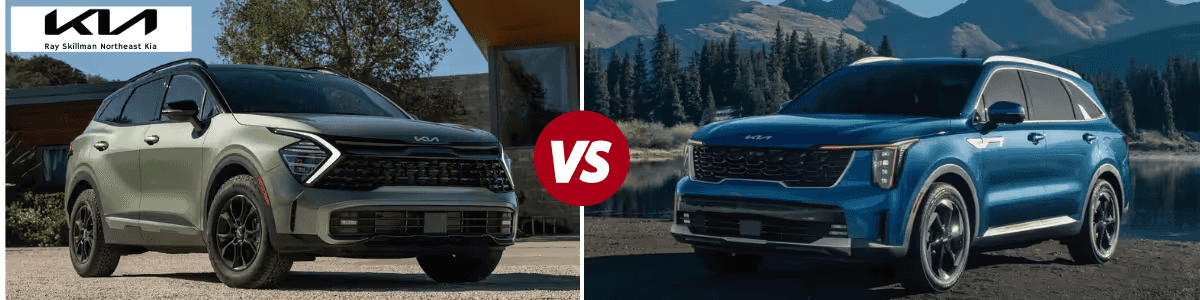 2024 Kia Sportage vs. Sorento - banner