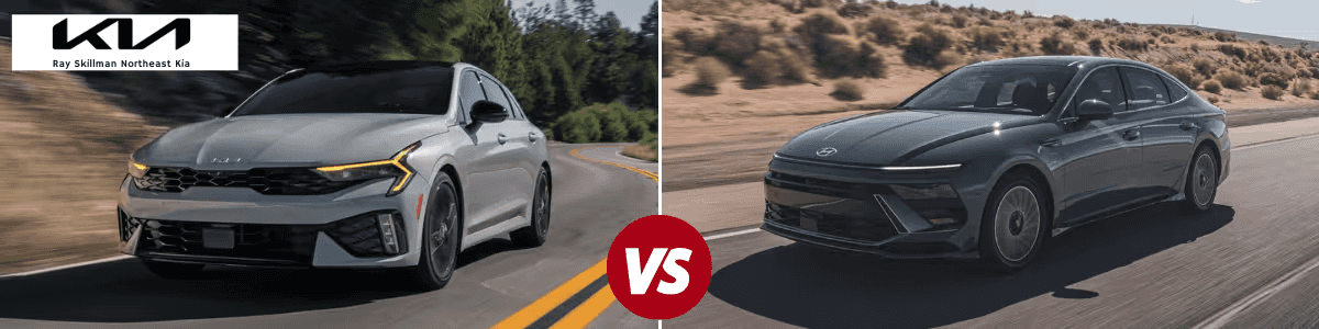 2025 Kia K5 vs. Hyundai Sonata - banner