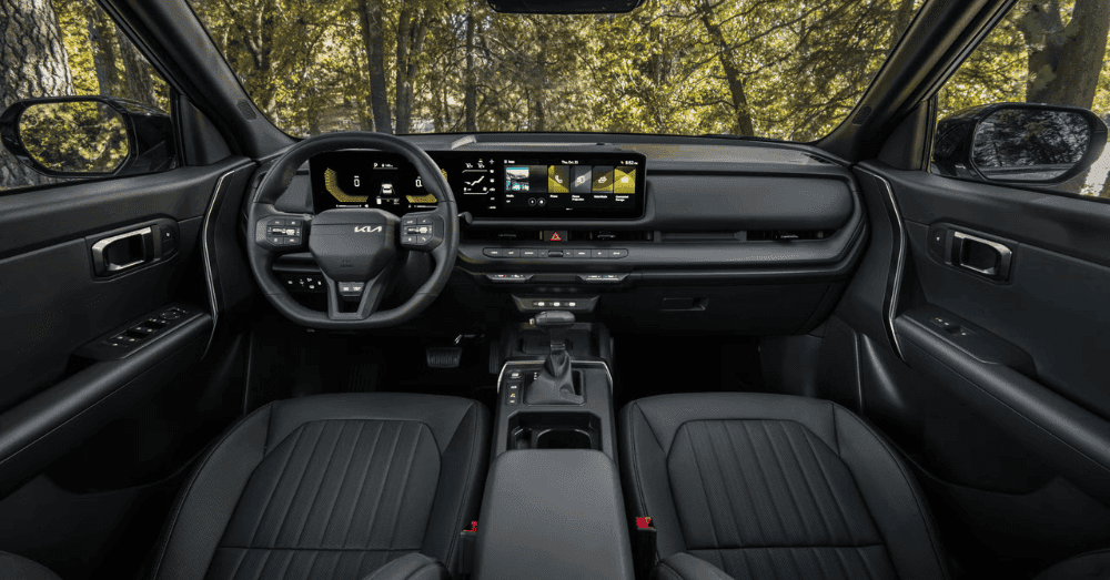 Interior view of the all-new 2027 Kia Seltos