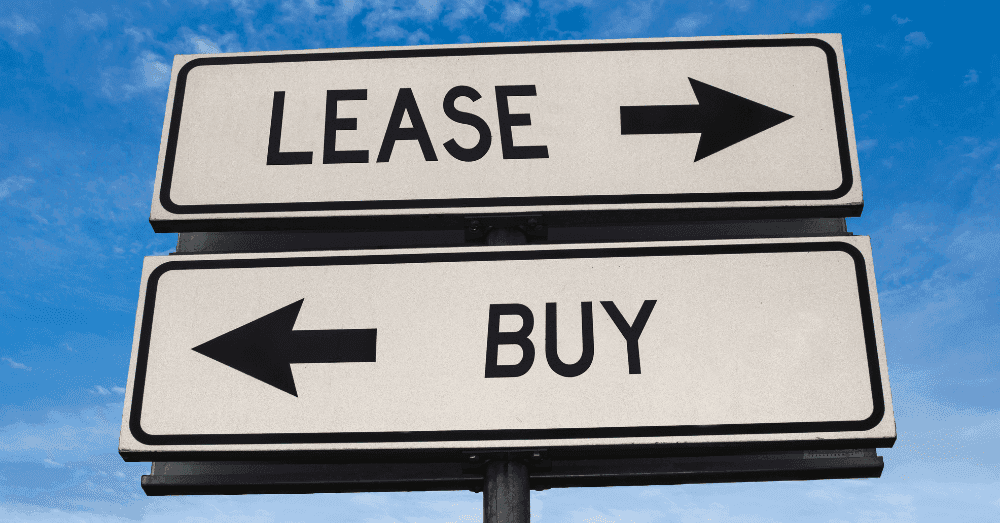 cars buy vs lease - blog - Should You Buy or Lease Your Next Car - sign lease or buy