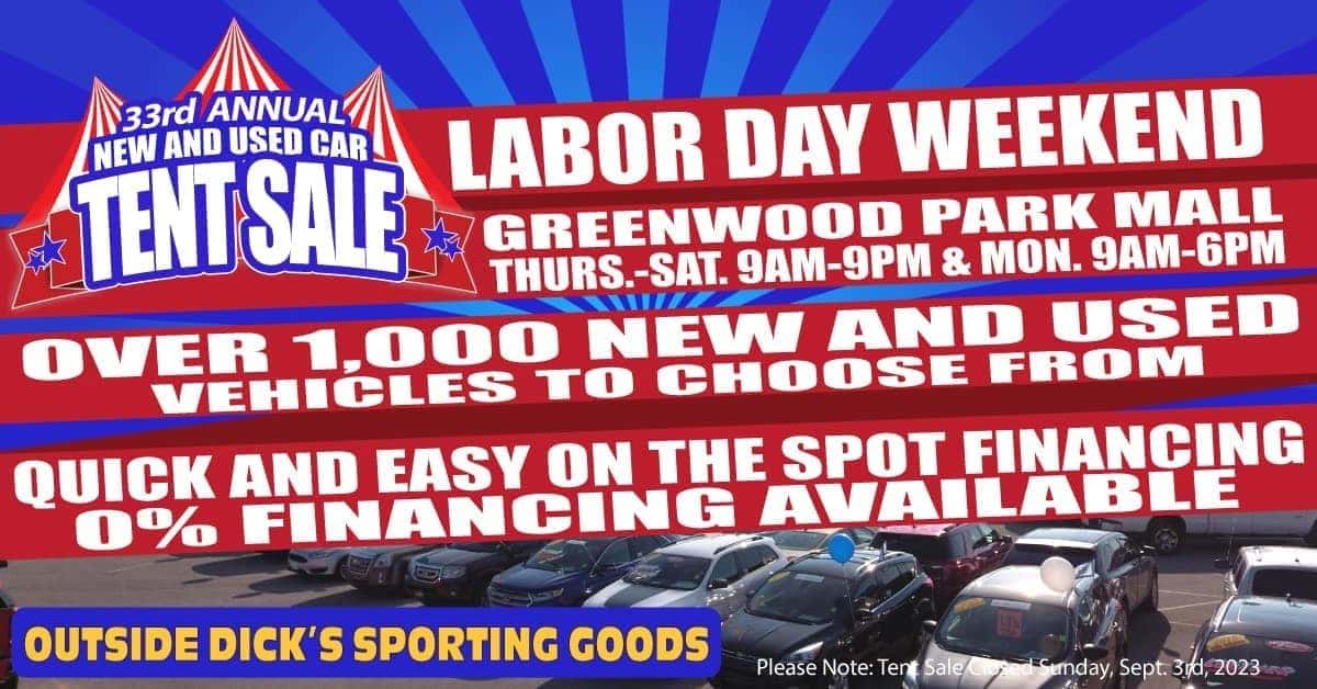 33rd Annual New and Used Car Tent Sale Indy Ray Skillman Southside