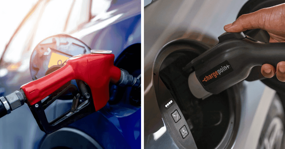 Hyundai Hybrid vs. Gas vs. EVs - gas vs. electric refueling