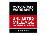 River View Ford_MOTORCRAFT® WARRANTY: TWO YEARS. UNLIMITED MILEAGE. INCLUDES LABOR.*