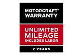 River View Ford_MOTORCRAFT® WARRANTY: TWO YEARS. UNLIMITED MILEAGE. INCLUDES LABOR.*