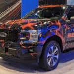 2020 Chicago Auto Show bears truck banner