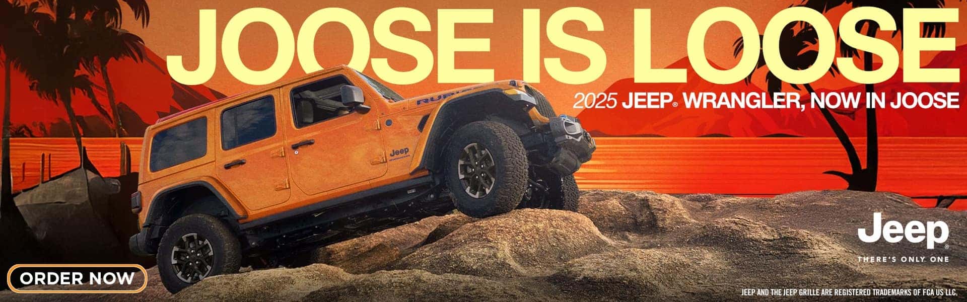 Jeep Wrangler in color Joose