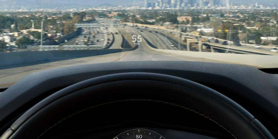 mazda head up display