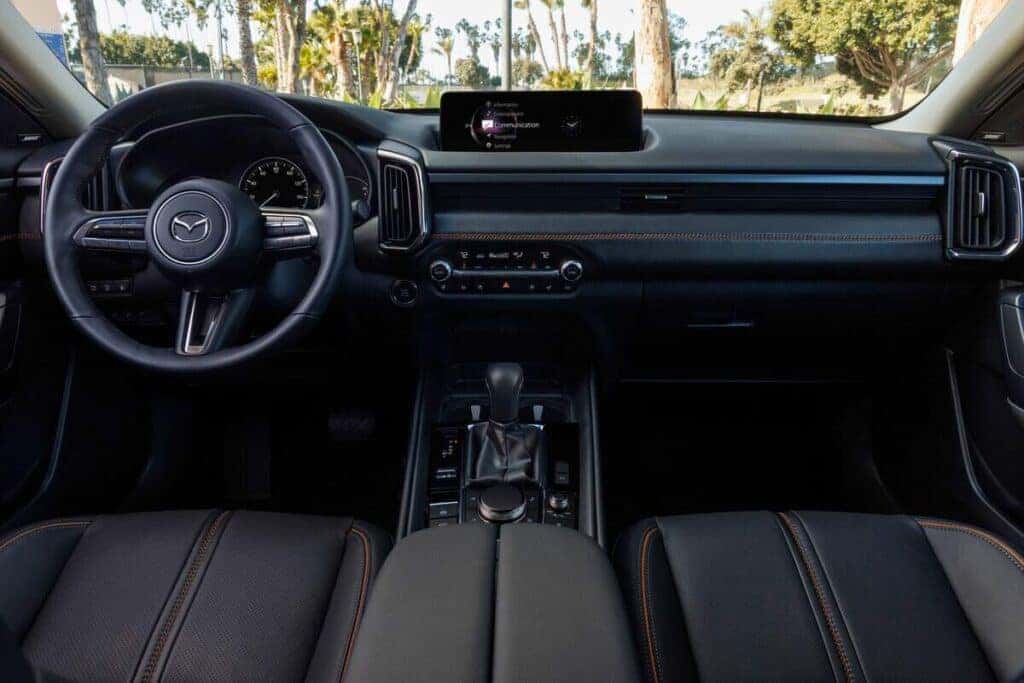 The beautiful and streamlined interior of the 2025 Mazda CX-50