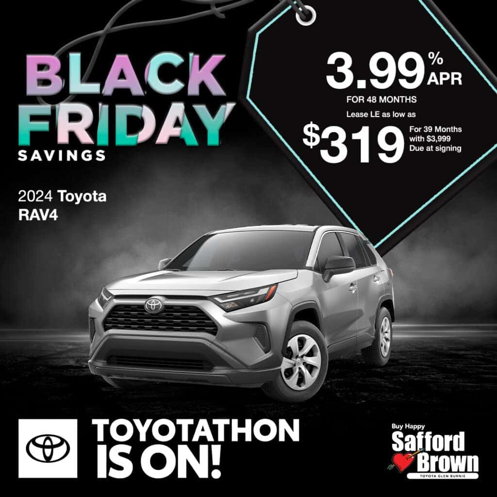Black Friday Toyotathon deal for the 2024 Toyota RAV4