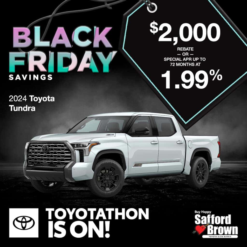 Black Friday Toyotathon deal for the 2024 Tundra
