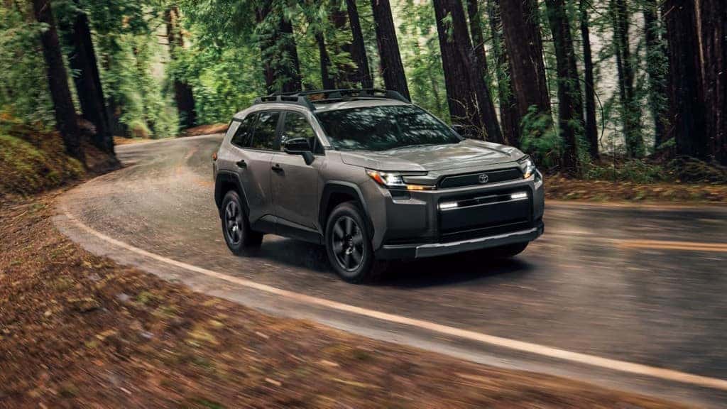 2026 Toyota RAV4 electric SUV in dark gray, now available at Safford Toyota of Glen Burnie near Baltimore, MD