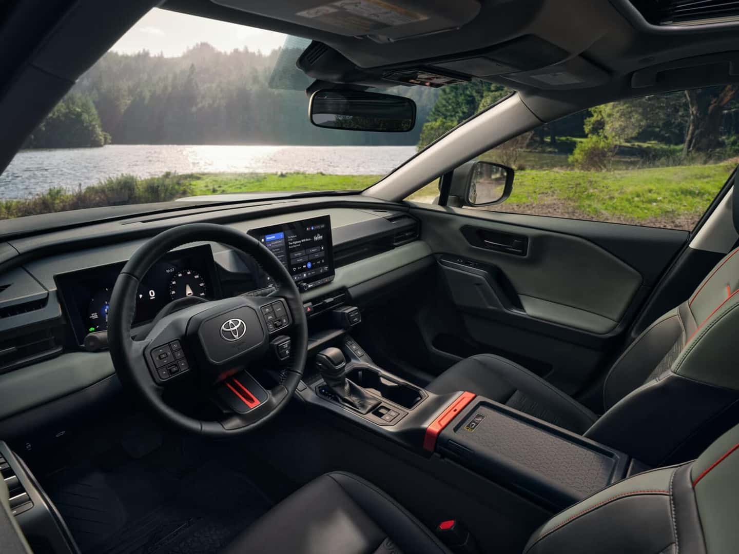 2026 Toyota RAV4 in gray, hybrid and plug‑in hybrid SUV available at Safford Toyota of Glen Burnie, MD