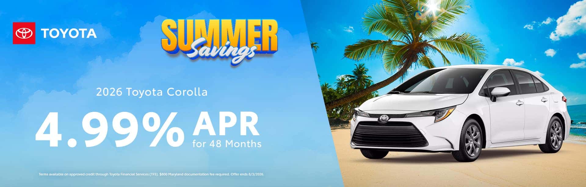 2026 toyota corolla for sale in glenburnie