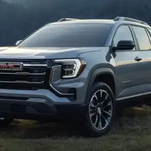 2026 GMC Terrain gray parked in grass