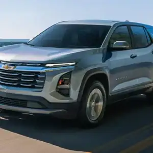 2026 Chevrolet Equinox Sterling Gray Metallic driving