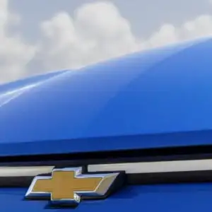2026 Chevrolet Equinox EV LT 2 Riptide Blue Metallic front logo