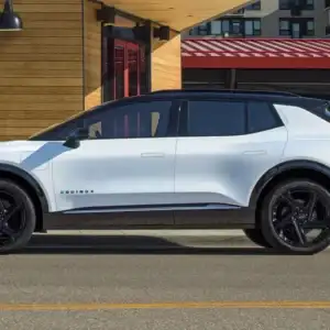 2026 Chevrolet Equinox EV white driver side view