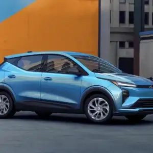 2027 Chevrolet Bolt LT Marina Blue Metallic parked