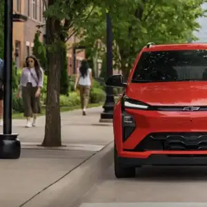 2027 Chevrolet Bolt RS Habanero Orange front view