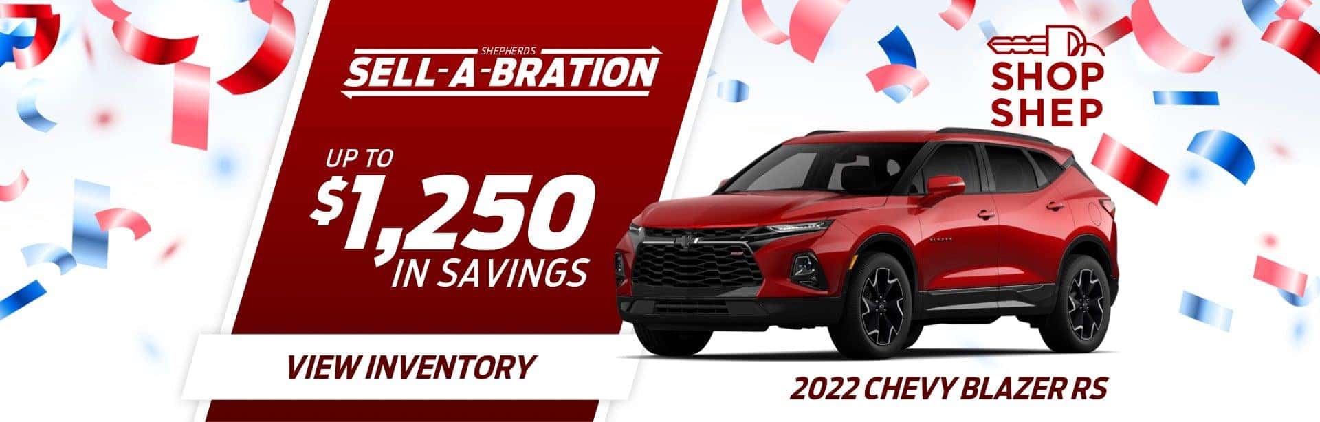 Rebate offer on the new 2022 Chevy Blazer near North Manchester, IN