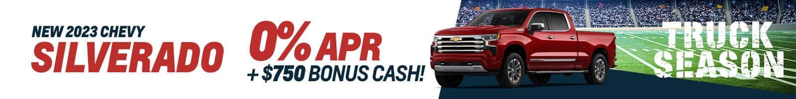 Special Financing on New 2023 Chevy Silverado 1500 Near North Manchester IN