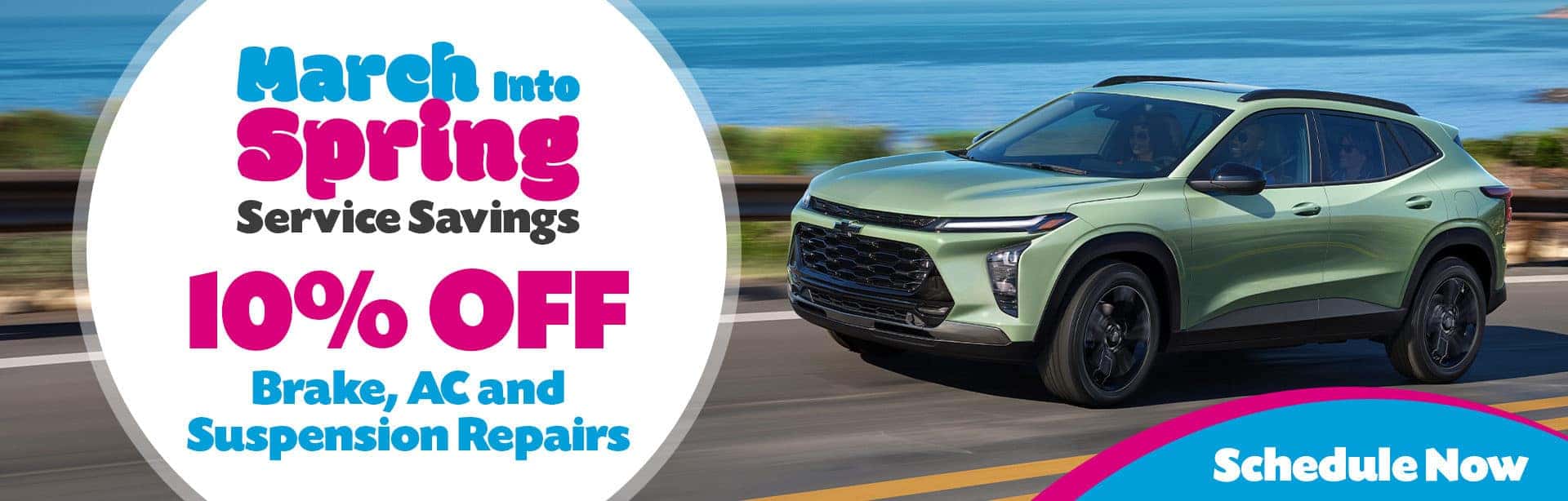 Spring Srvice Savings! Save 10% on select services!