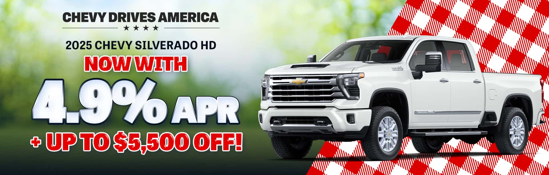 Best finance deal on a new Chevy Silverado HD Near Warsaw IN
