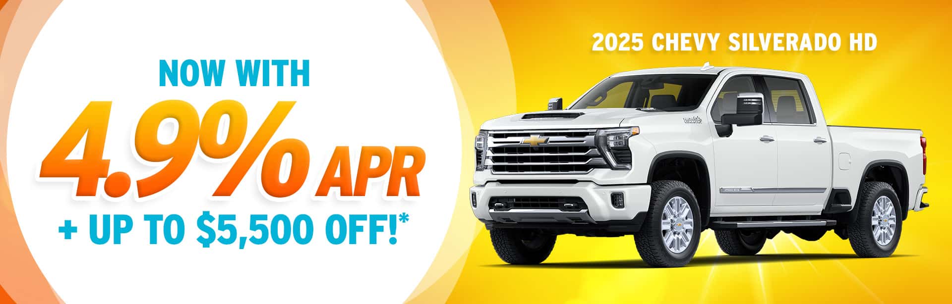 Best finance deal on a new Chevy Silverado HD Near Warsaw IN