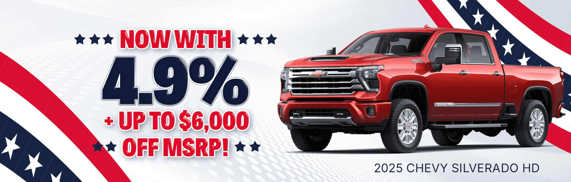 Best finance deal on a new Chevy Silverado HD Near Warsaw IN