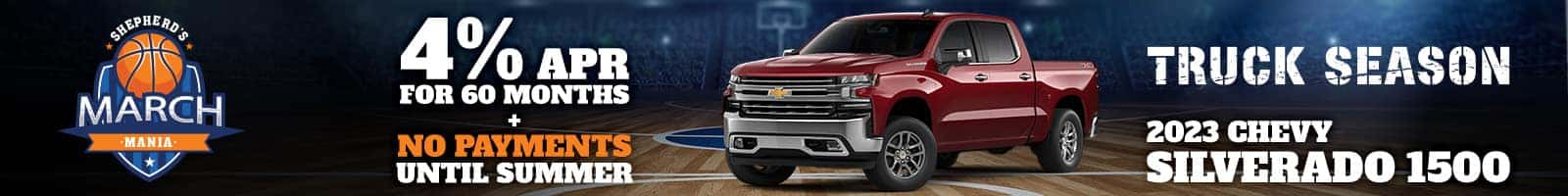 Best Finance Offer on New Chevrolet Silverado 1500 Near Fort Wayne, Indiana