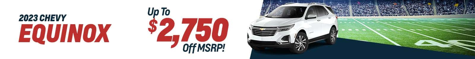 Savings on new Chevrolet Equinox near Wolcottville, Indiana