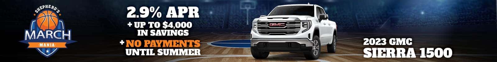 Finance offer on New GMC Sierra 1500 near Angola, Indiana