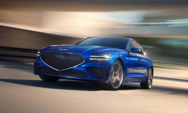 2024 Genesis G70 Exterior Blurred Driving